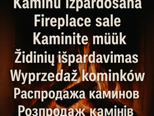 Kaminite müük